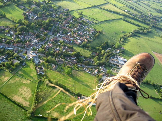  Vista aérea desde paramotor 